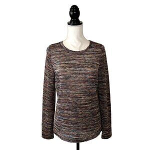 ERM London |Knitted Crewneck Sweater | Multicolored | Size: Medium